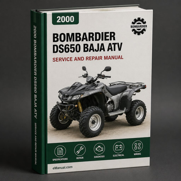 2000 Bombardier DS650 Baja ATV Repair Manual