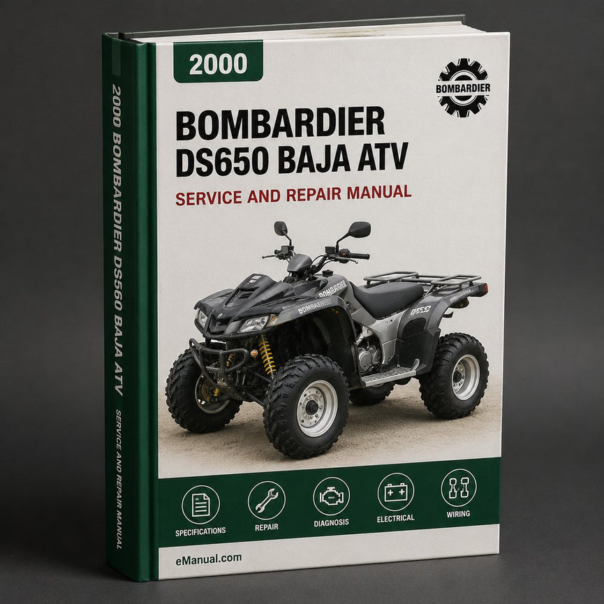 2000 Bombardier DS650 Baja ATV Repair Manual