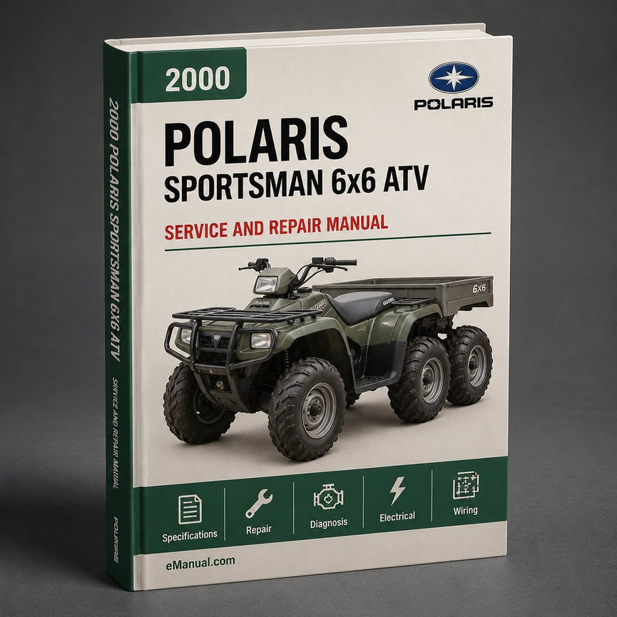 2000-2001 POLARIS SPORTSMAN 6X6 ATV Repair Manual