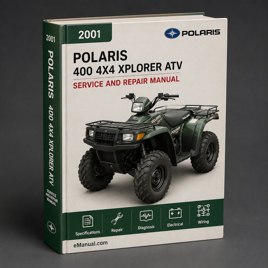 2001 Polaris 400 4x4 Xplorer ATV Repair Manual PDF Download