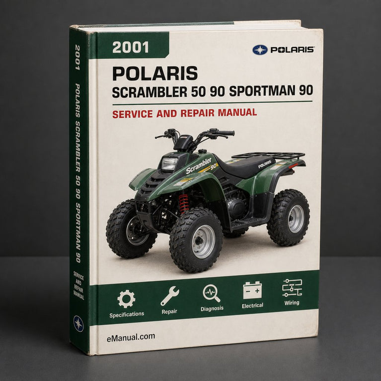 2001 Polaris Scrambler 50 90 Sportman 90 Workshop Service Repair Manual