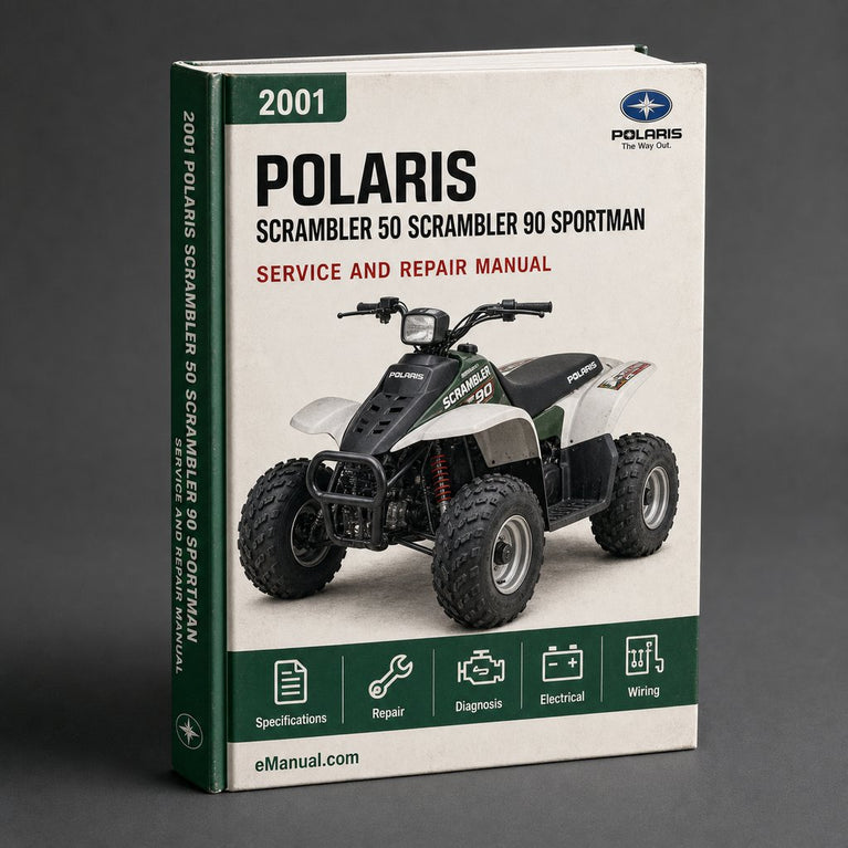 2001 Polaris Scrambler 50 Scrambler 90 Sportman 90 Service Repair Manual
