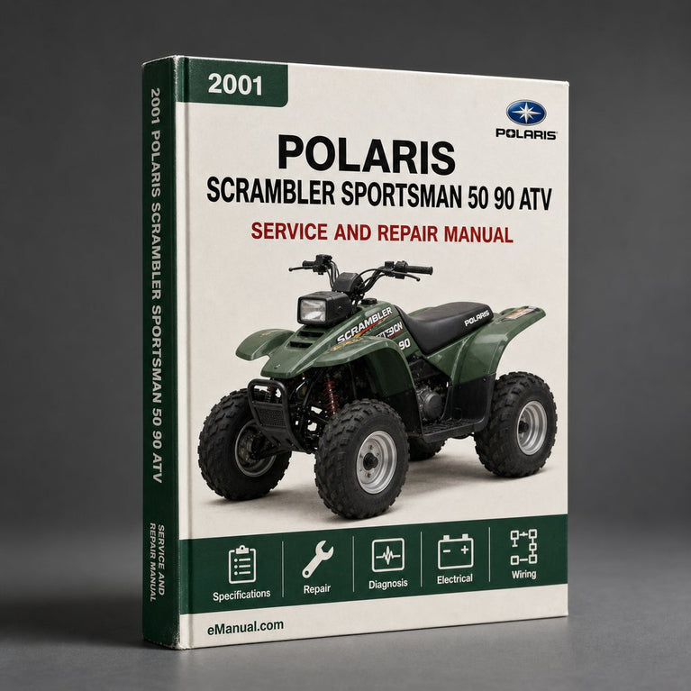 2001 Polaris Scrambler Sportsman 50 90 ATV Repair Manual