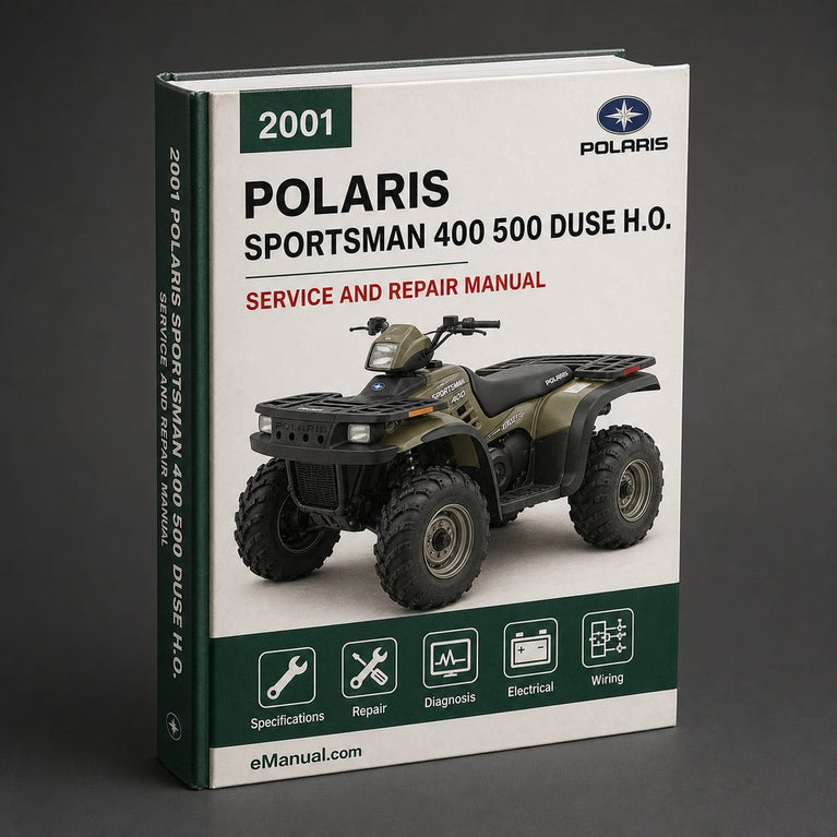 2001 Polaris Sportsman 400 500 Duse H.o. ATV Service Repair Workshop Manual Download PDF