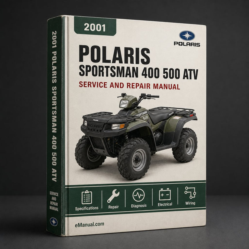 2001 Polaris Sportsman 400 500 ATV Repair Manual PDF Download