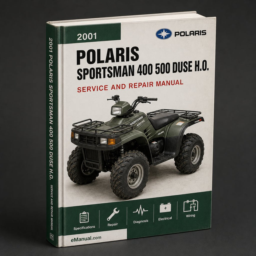 2001 Polaris Sportsman 400 500 DUSE H.O. Workshop Manual PDF Download