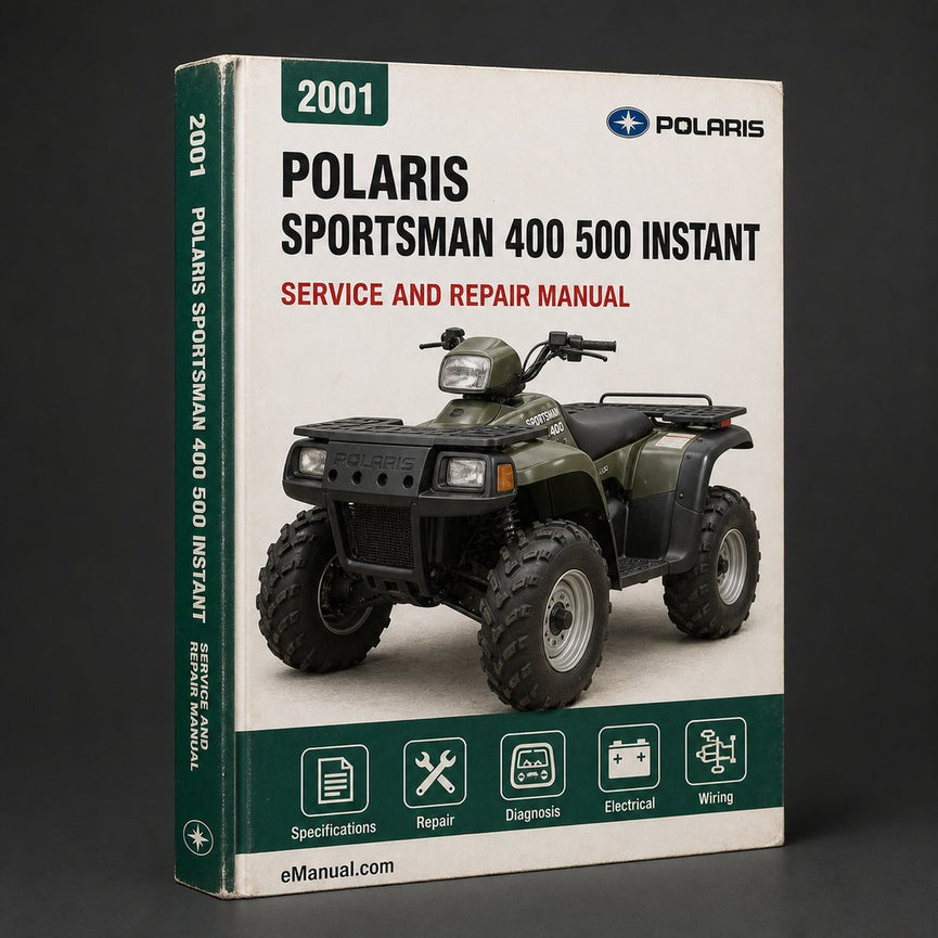 2001 POLARIS SPORTSMAN 400 500 Service Repair Manual Instant Download PDF