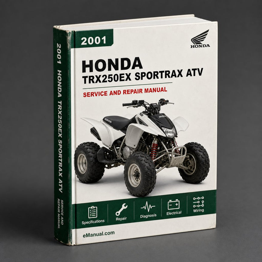 2001-2005 Honda TRX250EX Sportrax ATV Service Repair Workshop Manual (2001 2002 2003 2004 2005)