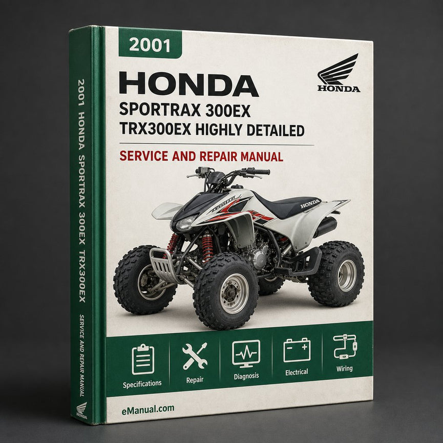 2001-2006 Sportrax 300EX TRX300EX Service Repair Manual (Highly Detailed FSM Preview)