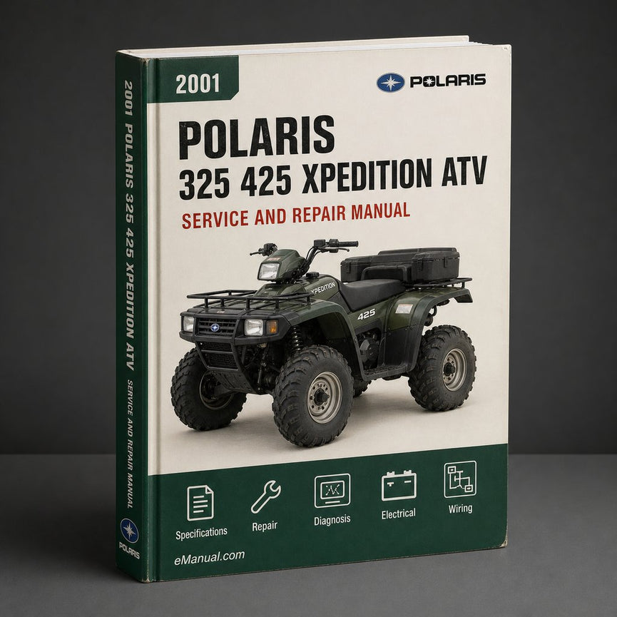 2001 Polaris 325 425 Xpedition ATV Repair Manual