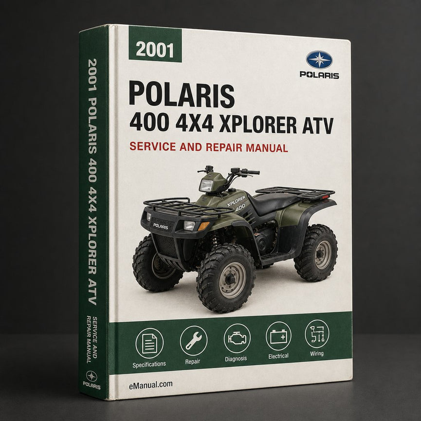 2001 Polaris 400 4x4 Xplorer ATV Repair Manual PDF Download