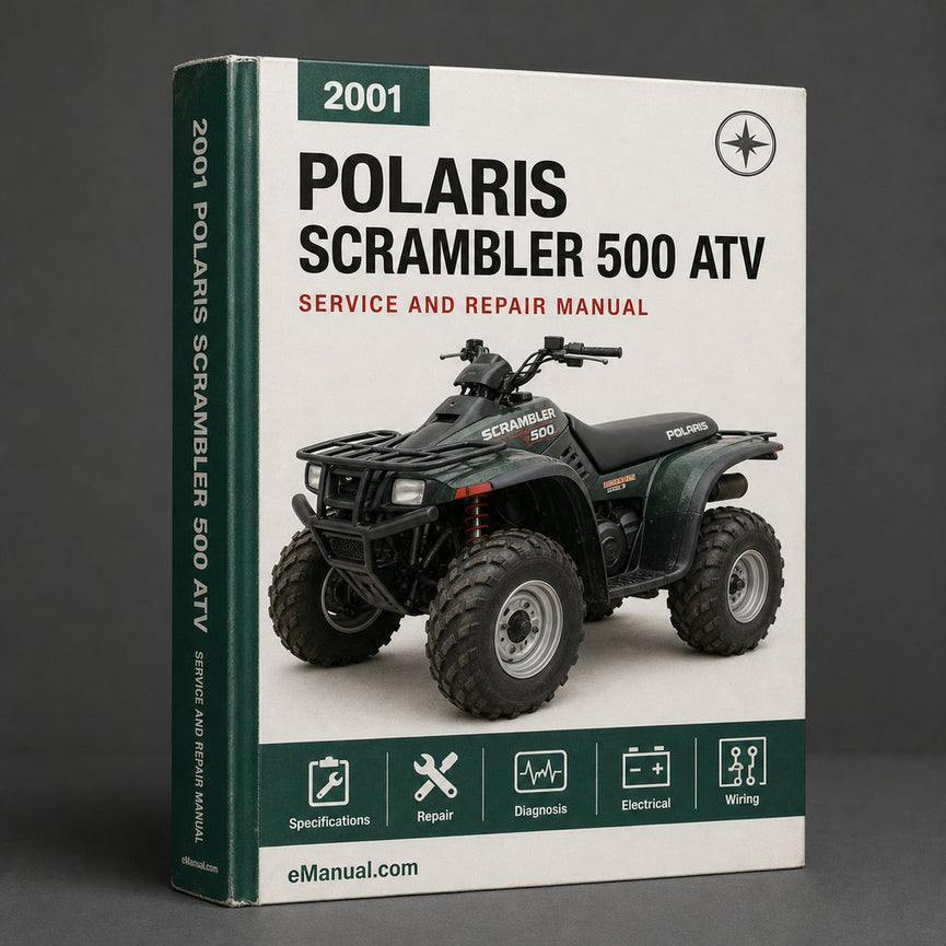 2001 POLARIS SCRAMBLER 500 ATV Repair Manual