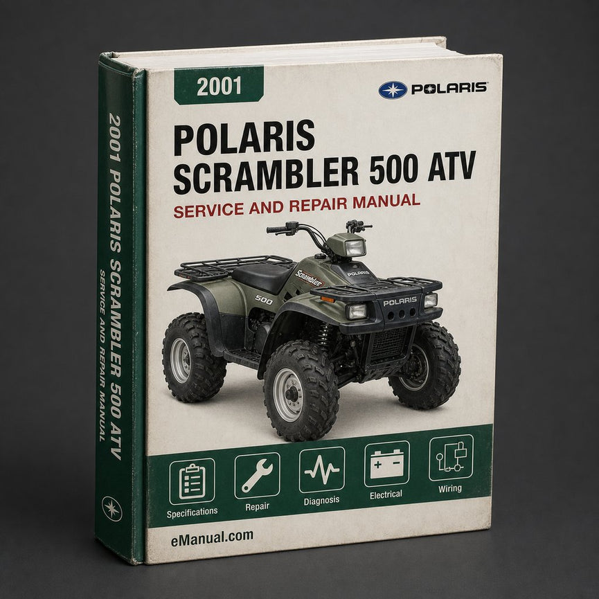 2001 Polaris Scrambler 500 ATV Repair Manual
