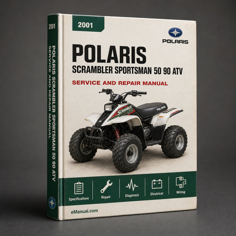 2001 Polaris Scrambler Sportsman 50 90 ATV Repair Manual