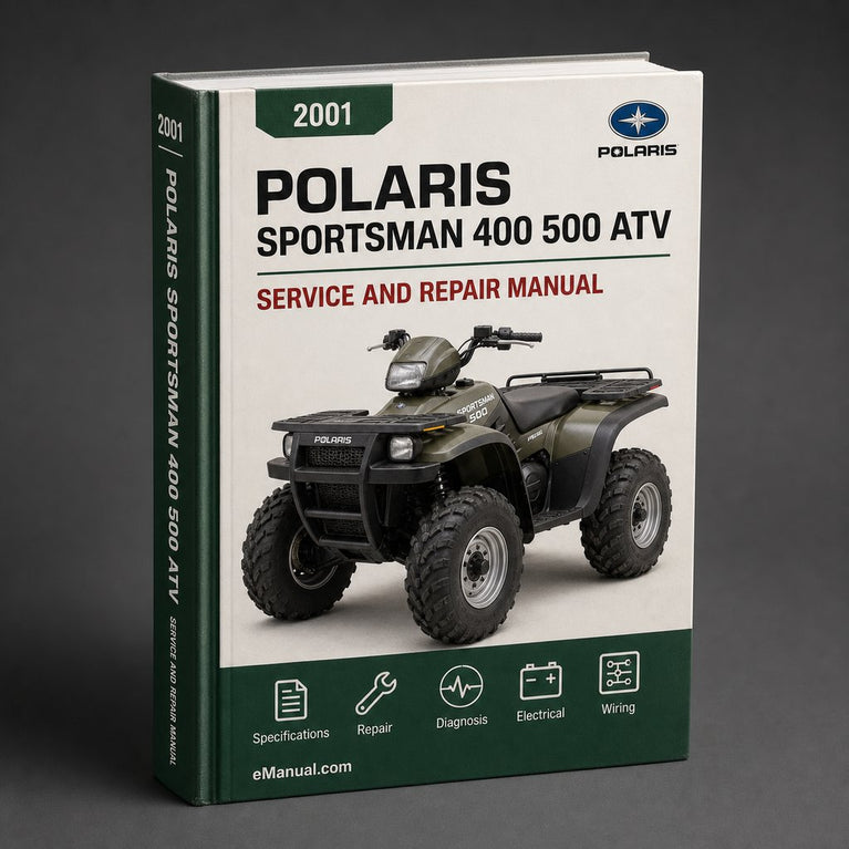 2001 POLARIS SPORTSMAN 400 500 ATV Service Repair Manual - Download PDF