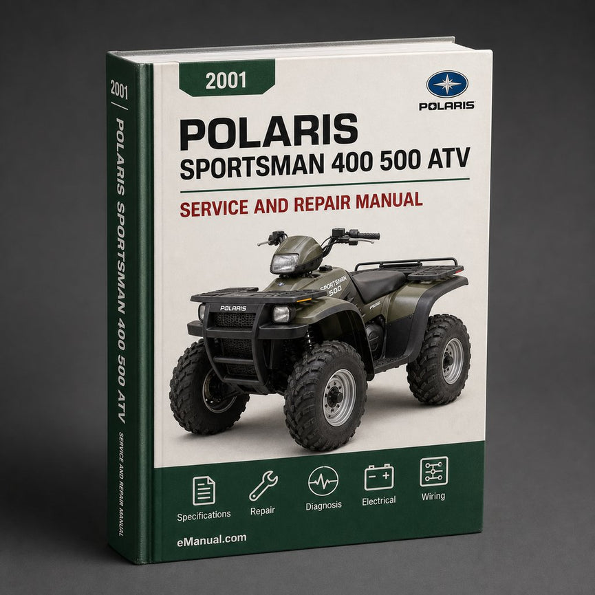 2001 POLARIS SPORTSMAN 400 500 ATV Service Repair Manual - Download PDF