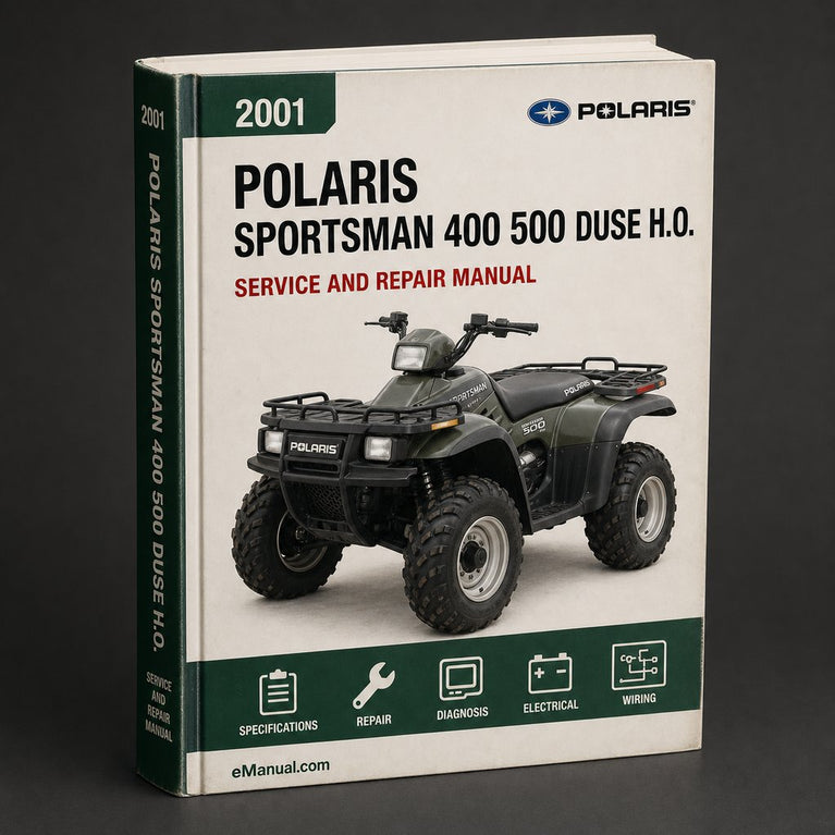 2001 Polaris Sportsman 400 500 Duse H.o. ATV Service Repair Workshop Manual Download PDF