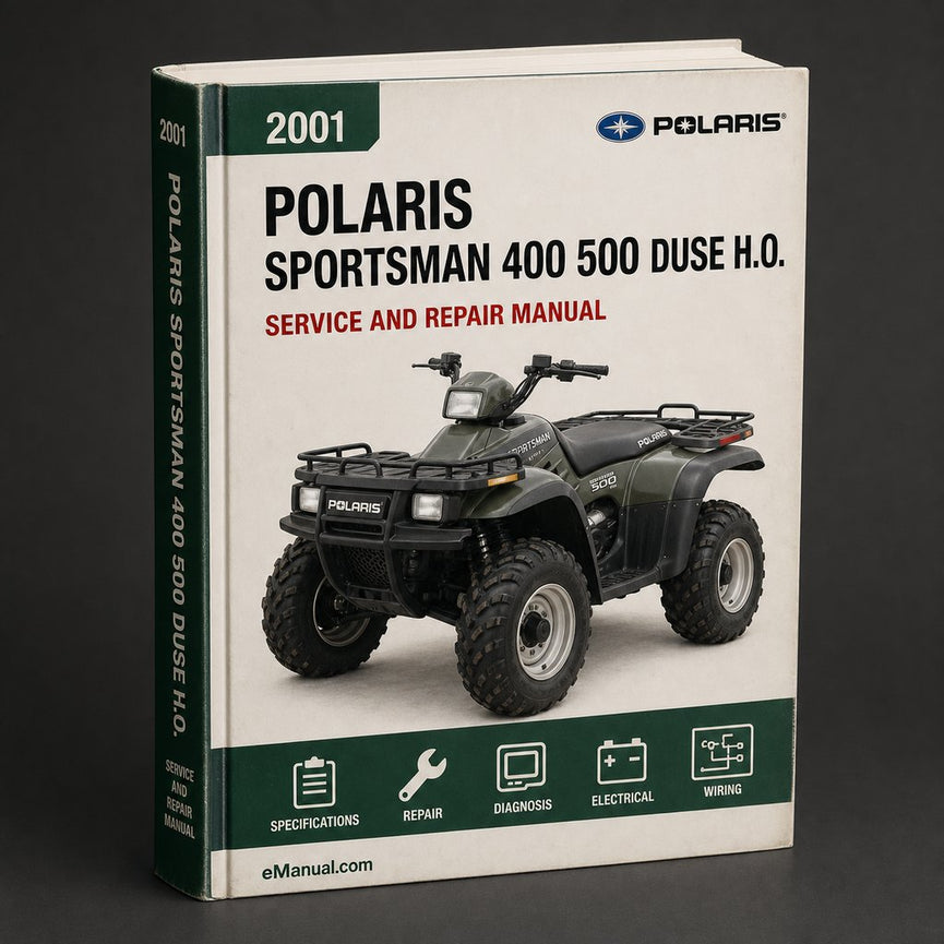 2001 Polaris Sportsman 400 500 Duse H.o. ATV Service Repair Workshop Manual Download PDF