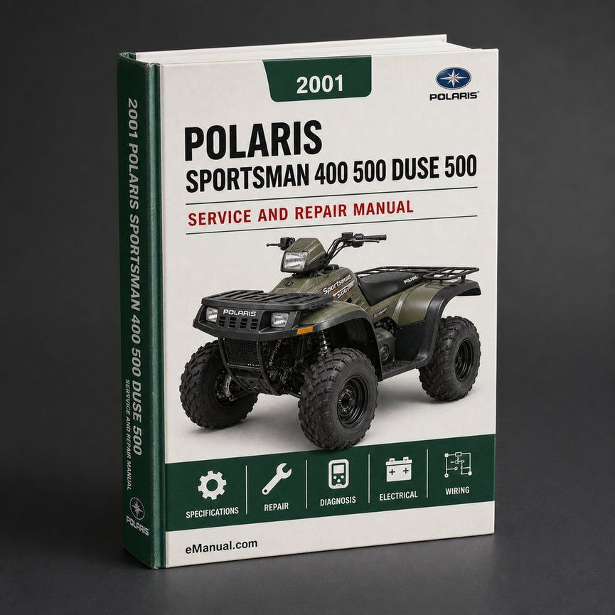 2001 POLARIS SPORTSMAN 400 500 DUSE 500 H.O. ATV Service Repair Manual (Highly Detailed FSM PDF Preview) Download