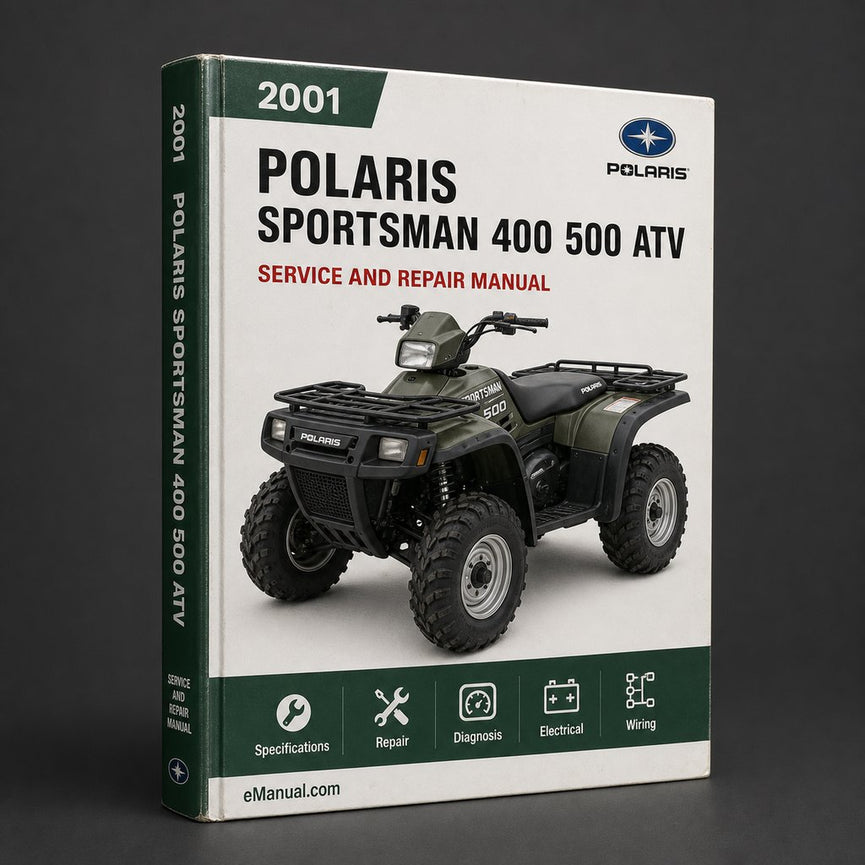 2001 Polaris Sportsman 400 500 ATV Repair Manual Download PDF