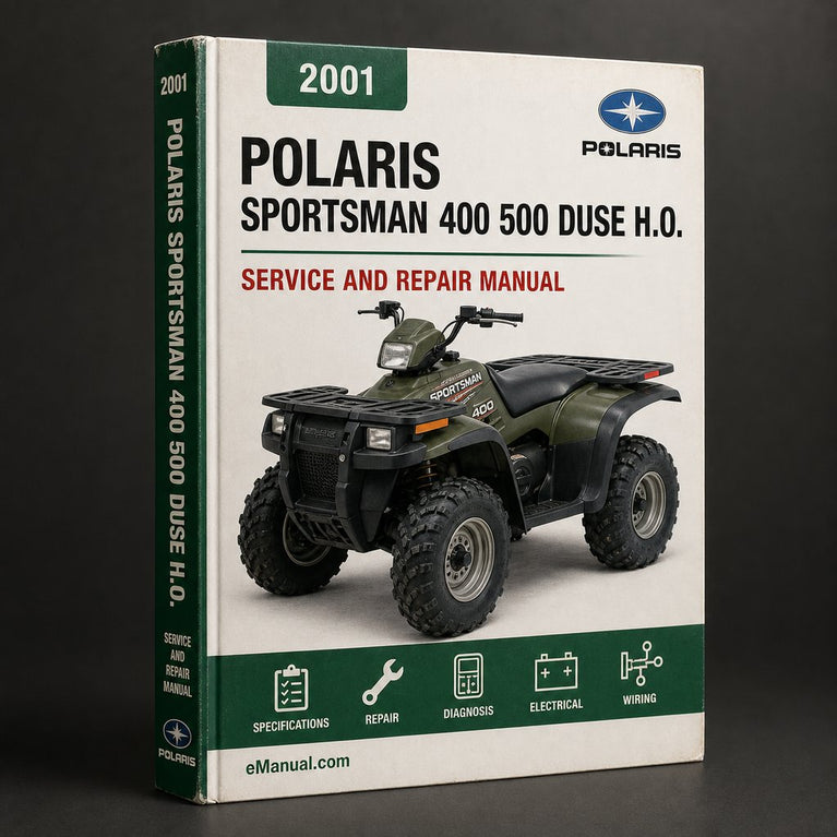 2001 Polaris Sportsman 400 500 DUSE H.O. Workshop Manual PDF Download