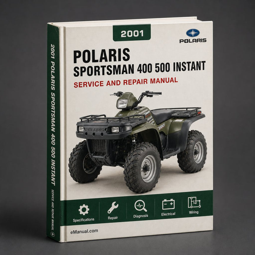 2001 POLARIS SPORTSMAN 400 500 Service Repair Manual Instant Download PDF