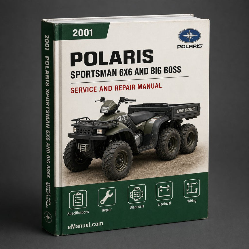 2001 Polaris Sportsman 6x6 and Big Boss 6x6 Parts Manual