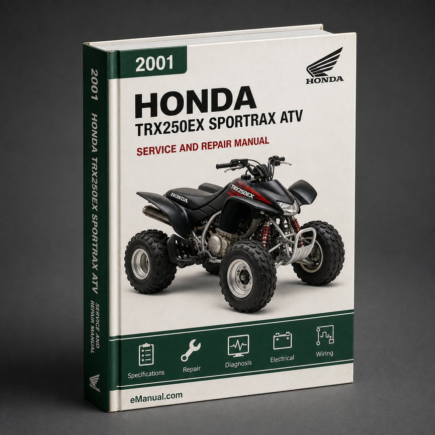 2001-2005 Honda TRX250EX Sportrax ATV Service Repair Workshop Manual (2001 2002 2003 2004 2005)