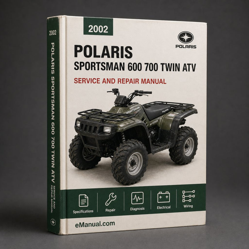 2002 2003 Polaris Sportsman 600 700 Twin ATV Service Repair Manual