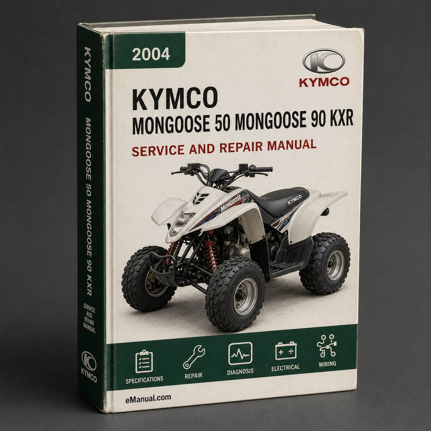 2004-2014 KYMCO Mongoose 50 Mongoose 90 Service Repair Manual KXR 50 KXR 90 (FSM PDF Preview) Download