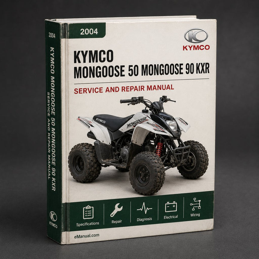 2004-2014 KYMCO Mongoose 50 Mongoose 90 Service Repair Manual KXR 50 KXR 90 (Highly Detailed FSM PDF Preview) Download
