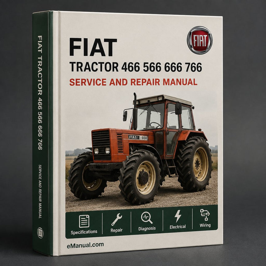Fiat Tractor 466 566 666 766 45-66 55-66. 60-66 65.66 70-66 80-66 DT Workshop Service Repair Manual PDF Download