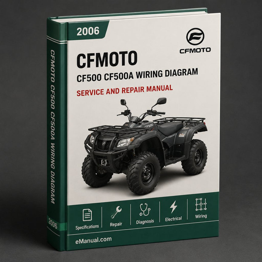 CFMOTO CF500 CF500A 2006 Service Wiring Diagram