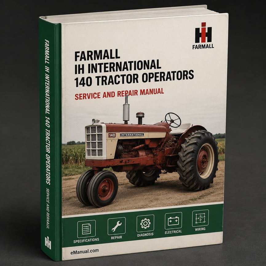 Farmall IH International 140 Tractor Operators Owner User Instruction Manual-PDF
