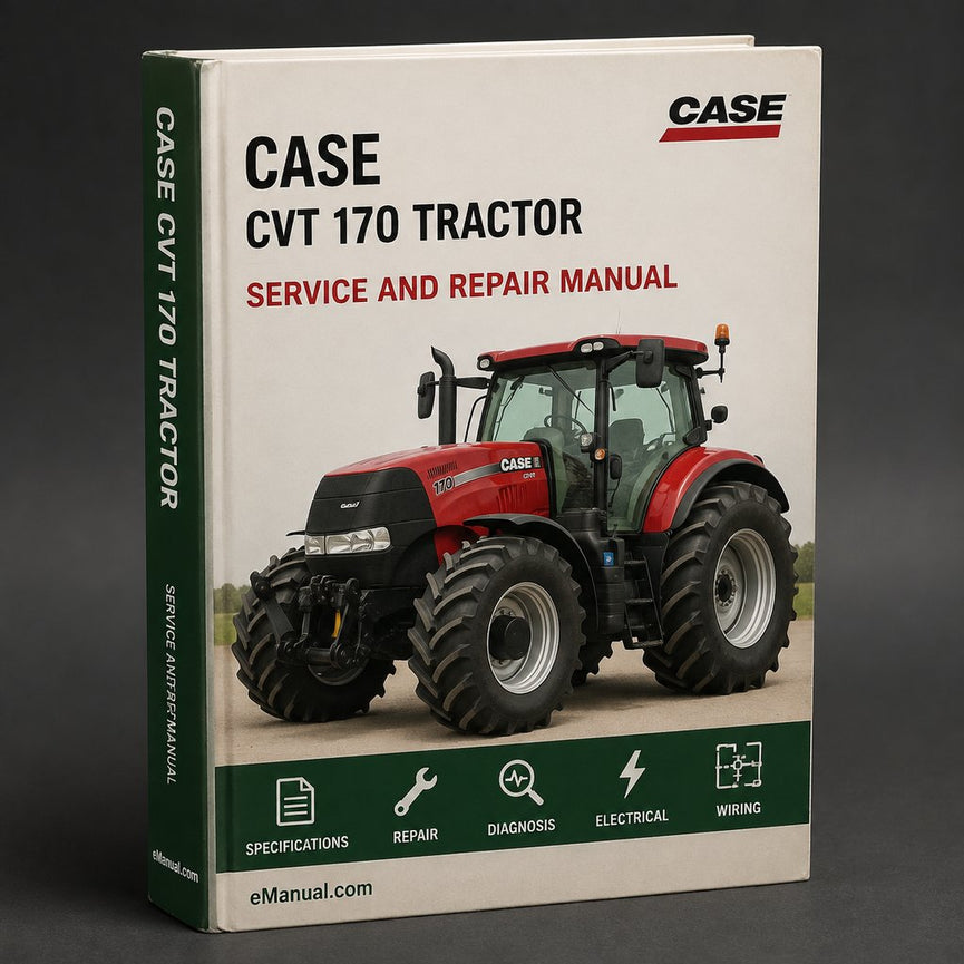 CASE CVT 170 Tractor Service Repair Manual
