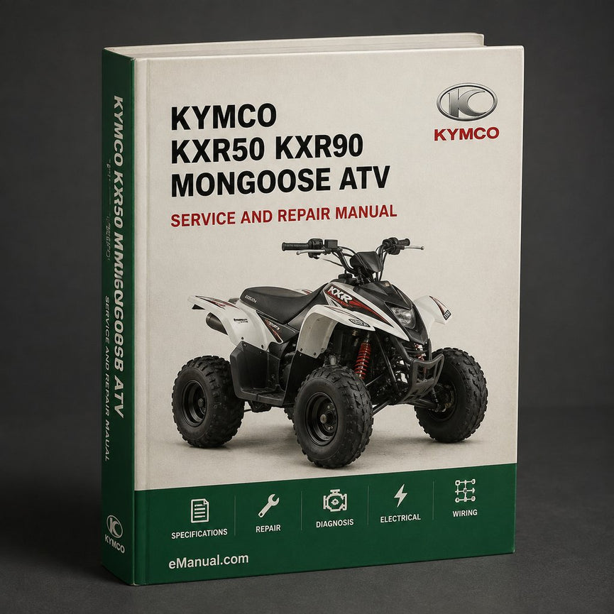 Kymco KXR50 KXR90 Mongoose ATV Repair Manual
