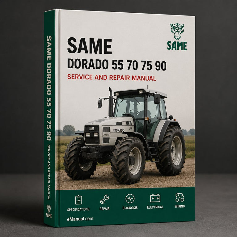 Same Dorado F 55 70 75 90 100 Tractor Full Service Repair Manual