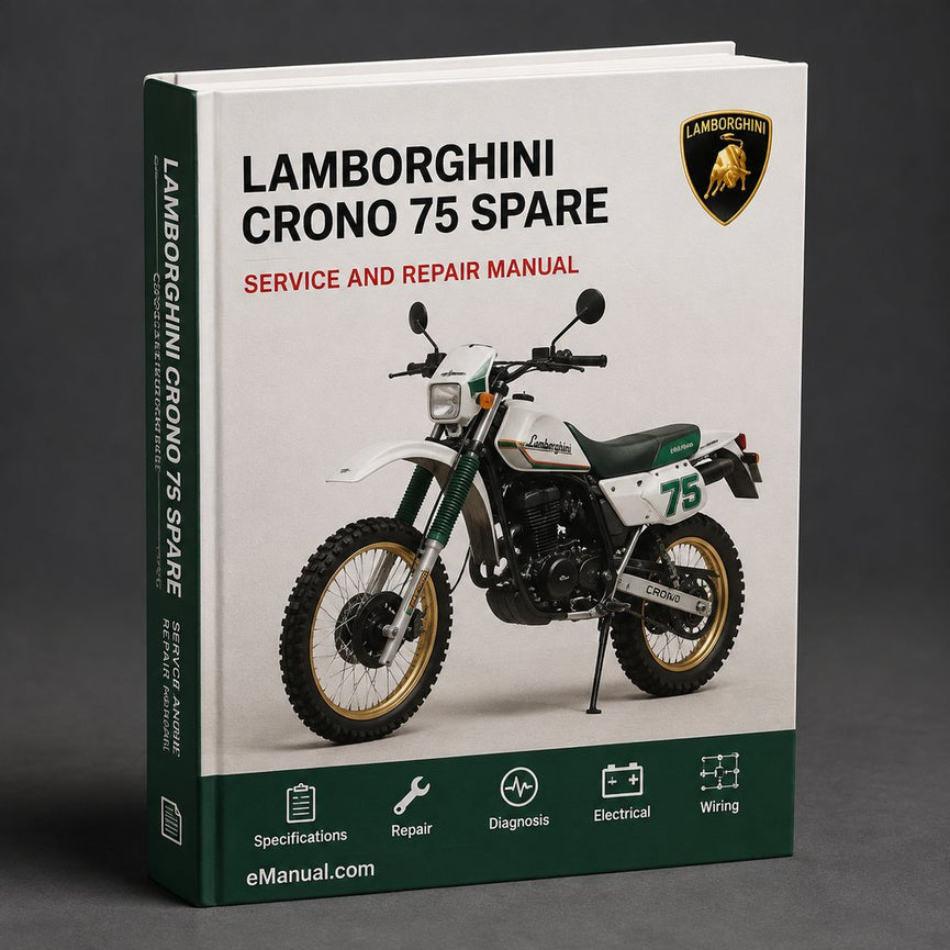 Lamborghini Crono 75 P Spare Parts Catalog