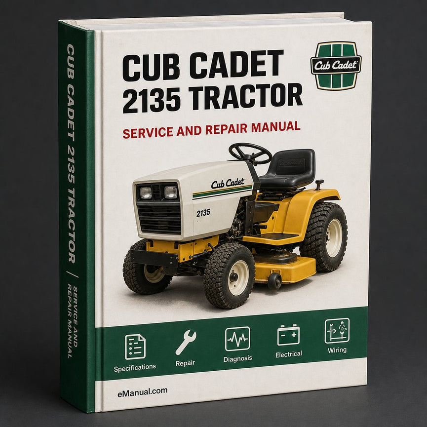Cub Cadet 2135 Tractor Service Repair Workshop Manual