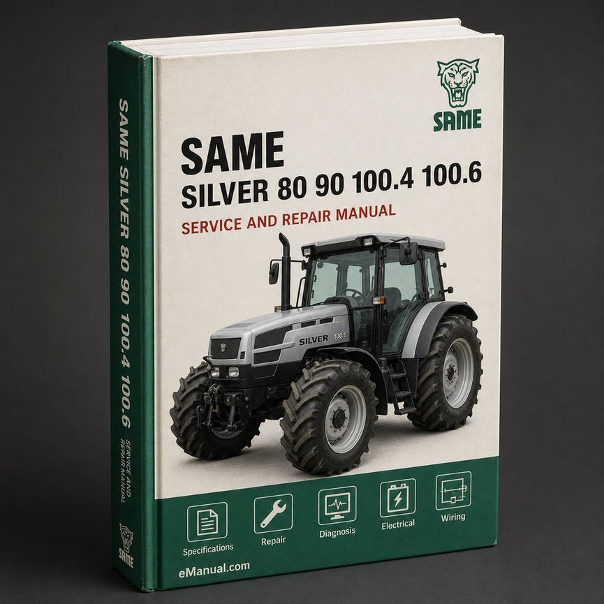Same Silver 80 90 100.4 100.6 Tractor Full Service Repair Manual