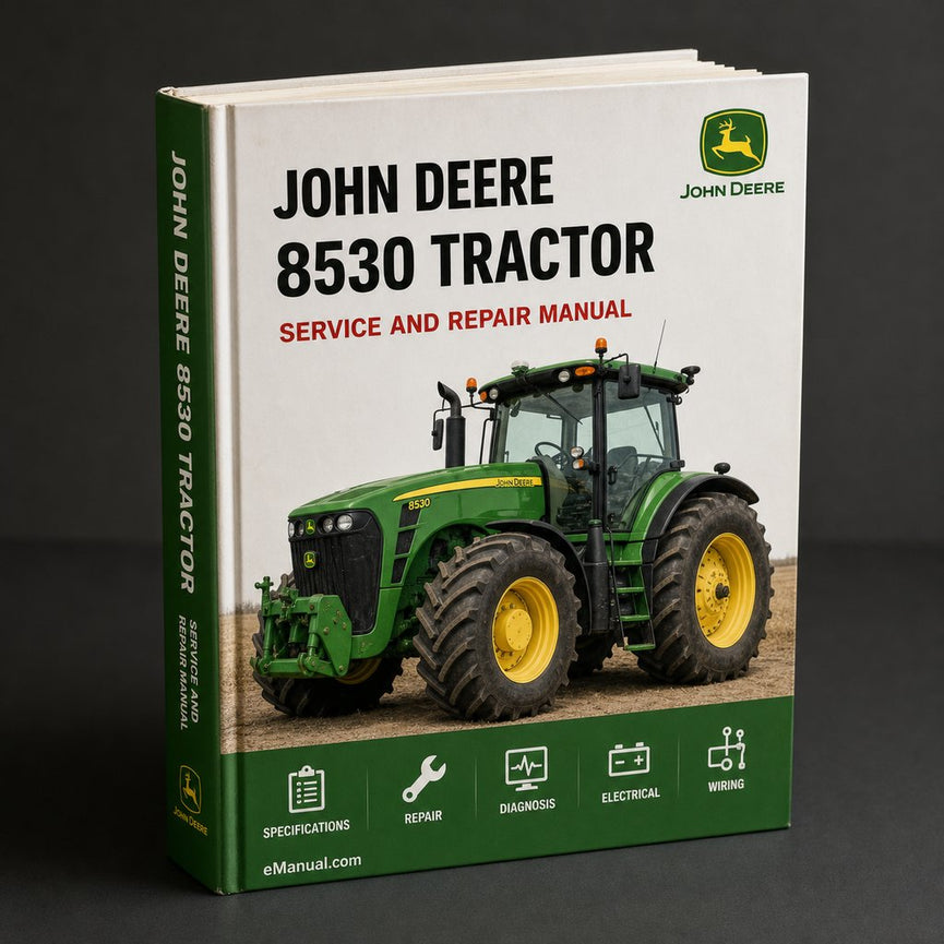 JOHN DEERE 8530 Tractor Parts Manual