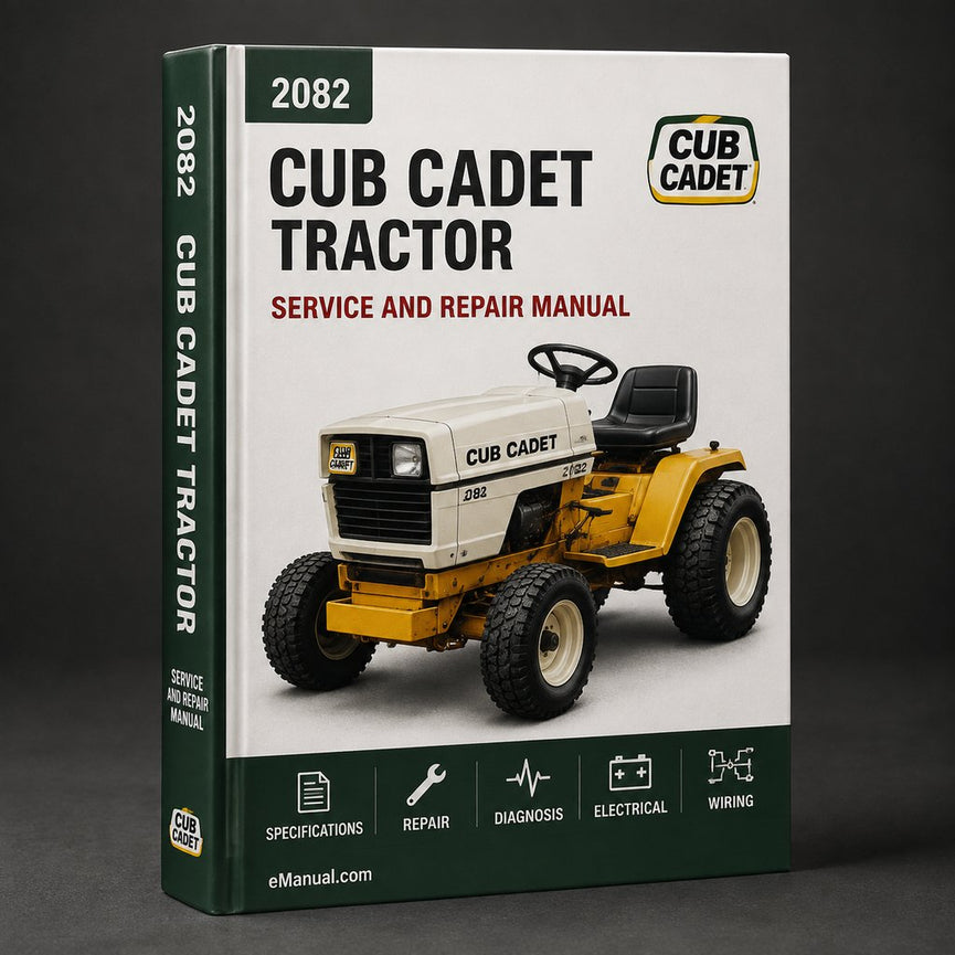 Cub Cadet Tractor 2082 Repair Service Manual