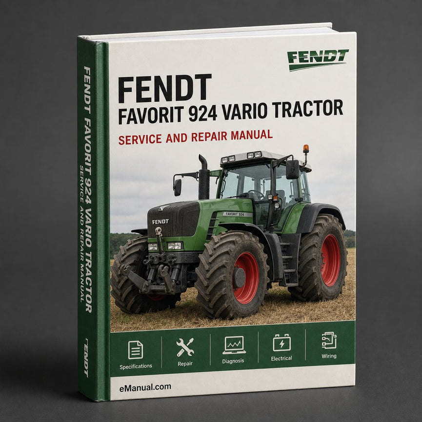 Fendt Favorit 924 Vario Tractor Workshop Service Manual.