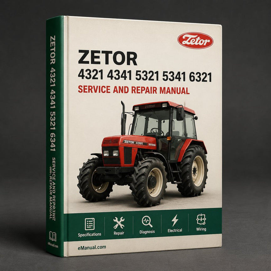 Zetor 4321 4341 5321 5341 6321 6341 7321 7341-Parts Catalog