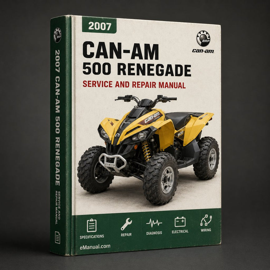 Can-Am 500 Renegade 2007 2008 Workshop Service Repair Manual