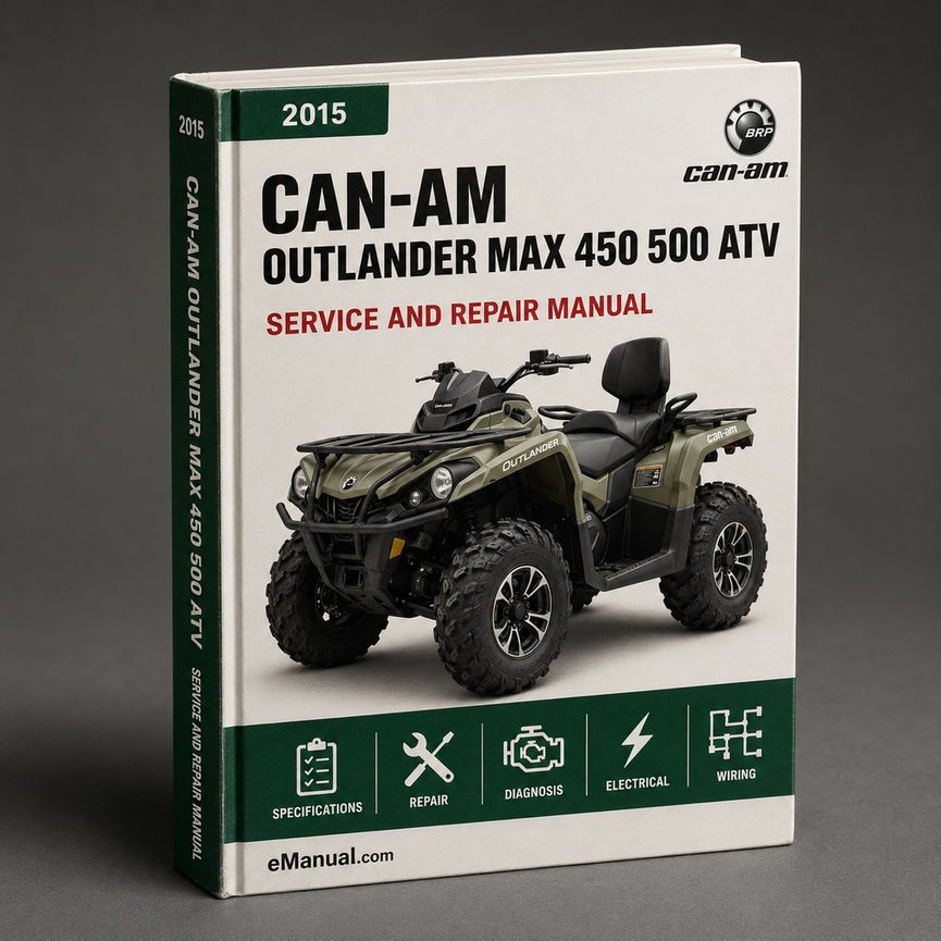 Can-Am Outlander L Max 450 500 ATV Complete Workshop Service Repair Manual 2015 2016