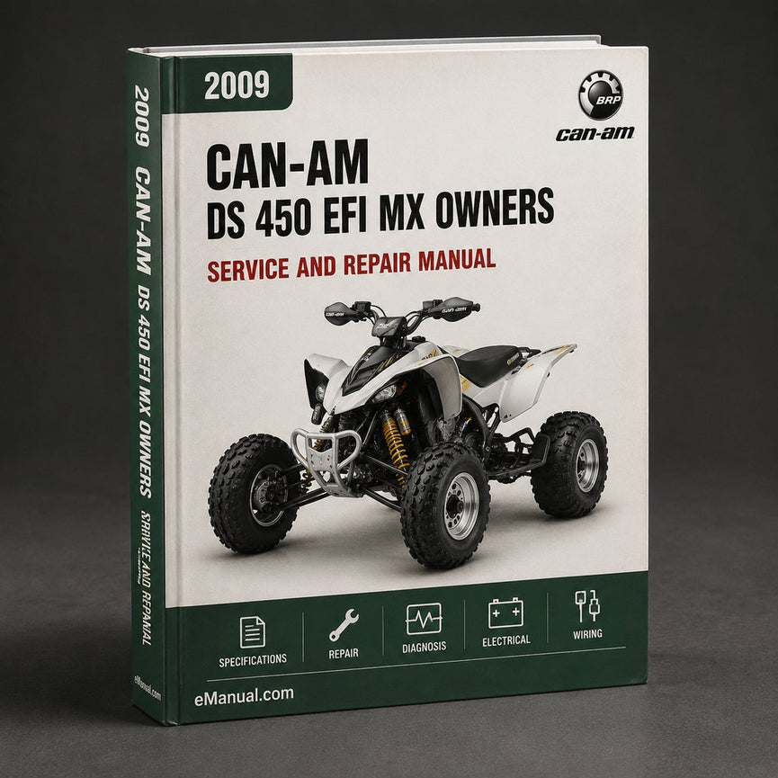 Can-Am DS 450 EFI X MX 2009 Owners Manual