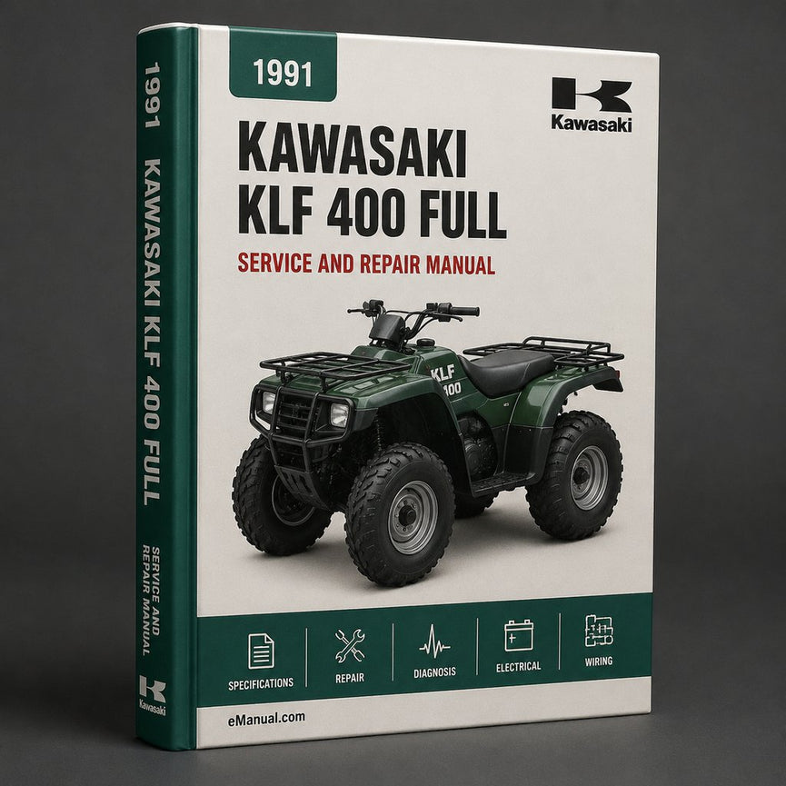 Kawasaki KLF 400 1991-1999 Full Service Repair Manual
