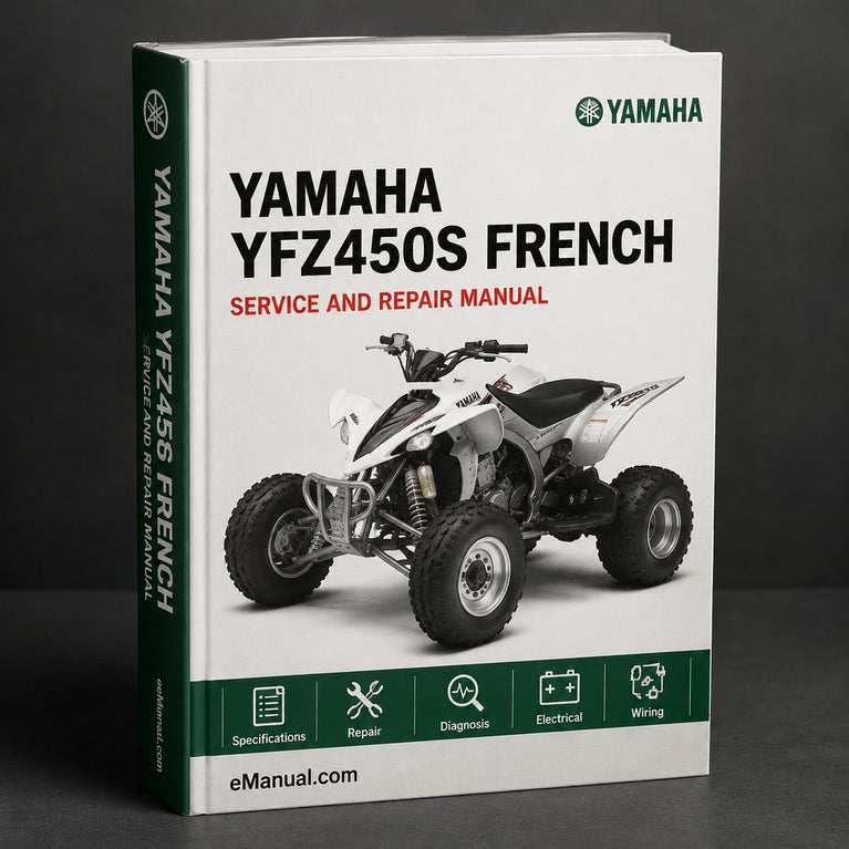 Yamaha YFZ450S Factory Service Repair Manual French
