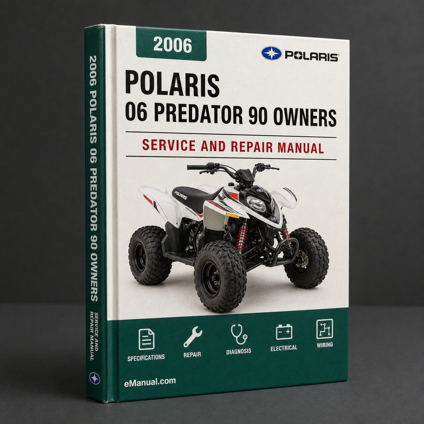 06 Polaris Predator 90 2006 Owners Manual